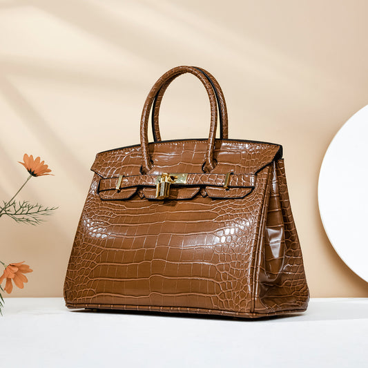 Bella-Brown Leather Purse